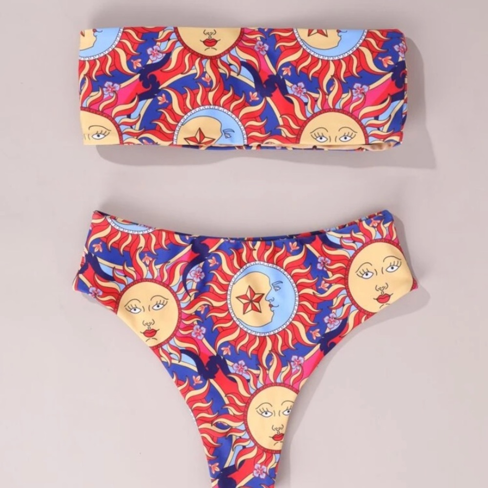 High waisted reversible bikini